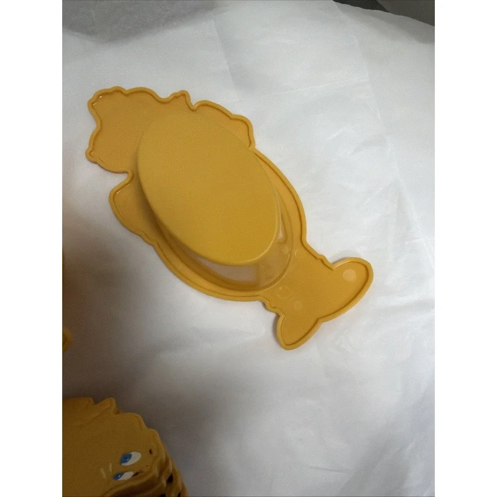8 Kraft Macaroni and Cheese Dinosaur Bowls Plastic Progressive Cute Hold And Eat